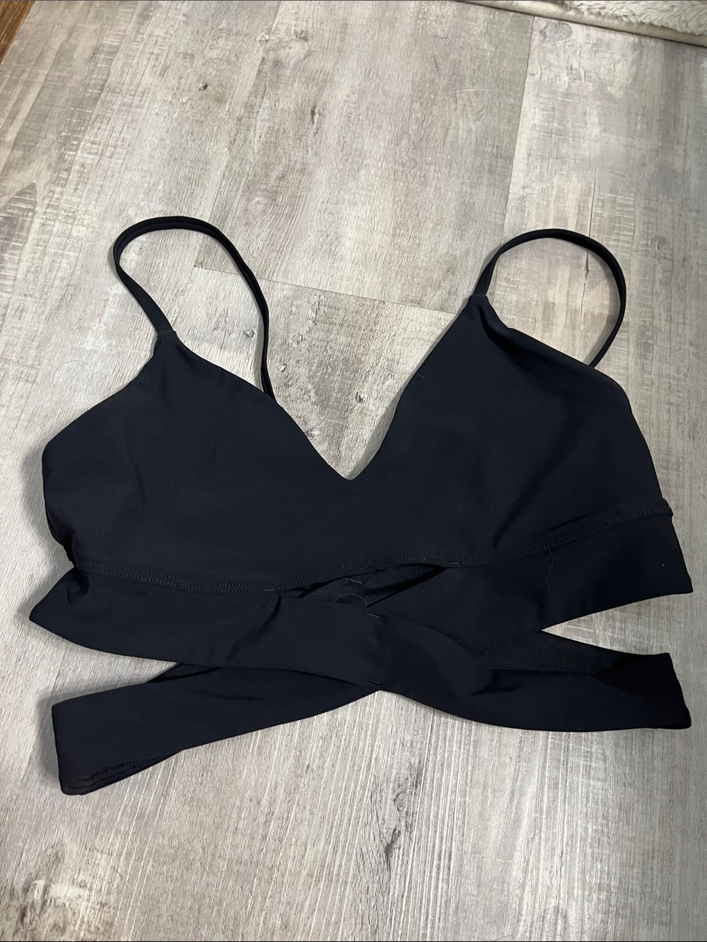 LULULEMON Black Crisscross Bralette Top